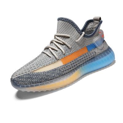 China Fashion trend Noctilucent bottom is breathable, durable and wear-resistant runner foam skid yeezy shoes for sale