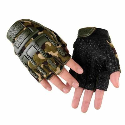 China Comfortable Military Fan Outdoor Special Forces Forming Half Finger Tactical Glove for sale