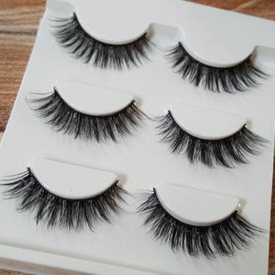 China Best Selling Three-Dimensional Handmade Cross Eyelashes 3D-15 Naturally False Eyelashes Wholesale for sale