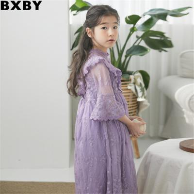 China Lowest Price Viable COLORFUL Three Quarter Lace Up Casual Wear Girl Nightgown Dresses For Women for sale