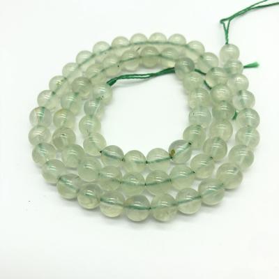 China 2021 Hot Sale Fashionable Crystal Gemstone Loose Beads Natural Prehnite Quartz Stone Beadsfor Jewelry Custom Making for sale