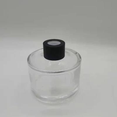 China Household Products NJ Design Scent Aroma 150ml Single Transparent Empty Glass Perfume Reed Diffuser Bottle for sale