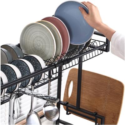 China Sustainable Dish Rack Rack Buffet Storage Rack Kitchen Organizer Storage Holders and Racks for sale