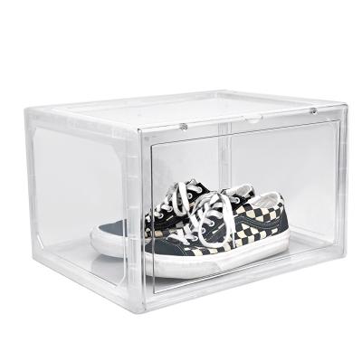 China Airtight Plastic Transparent Organizer Folding Pp Clear Toy Storage Box Plastic Shoe Storage Container Handwork Storage for sale