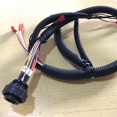 China UL3196 6AWG Black Crimp Industrial Terminal And With 16Pin 206037-1 For Amp High Power Cable Assembly for sale