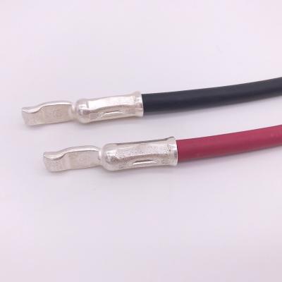 China Red And Black Industrial 6AWG Excavator Oil Pressure Wire Terminal And Lug TLK16-6 Terminal Power Cable for sale