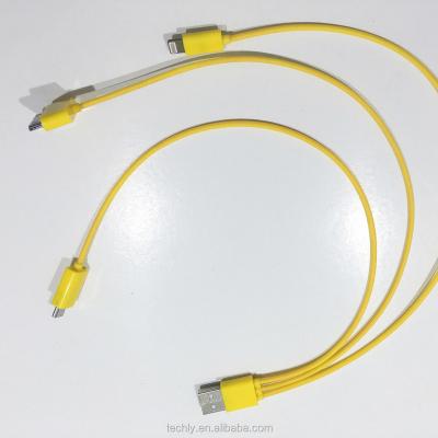 China Camera Copper Conductor And Yellow PVC Insulation Charger 2.0mm USB Charger Cable for sale