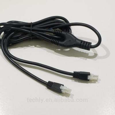 China Shenzhen Supplier Electronic DC Output 2464 18AWG 2 Pin Mini Fit Connector Trailer Power Cable Assembly for sale