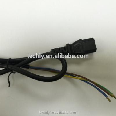 China H05VV-F Power Plant IEC 60320 C13 Power Cables 3x 0.75mm for sale