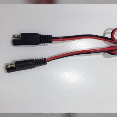 China Motorcycle Standerd Tweins Cable Stripped 2 Pole SAE Male Female Connector Wire Harness for sale