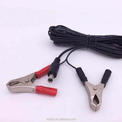 China DC 10A Battery Spot Hardware Cable CAR Supplier Insurance Jack Power Cable And Clip Industrial Commercial 5.5x2.1 for sale