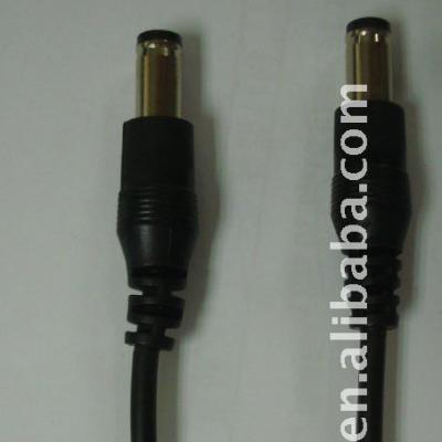 China Automotive 2468 22AWG Molding Straight Plug DC 5.5x 2.1 Connector for sale