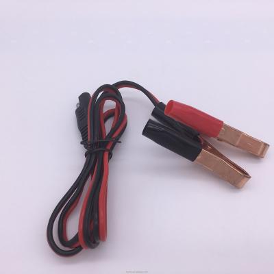 China Industry Positive Negative Battery Clips To Male Waterproof Power Cable for sale