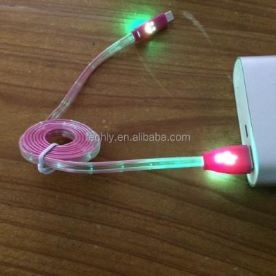 China COMPUTER USB Charger Cable For Ribbon Cable With 4FT Length LED Light And Data Cabl for sale