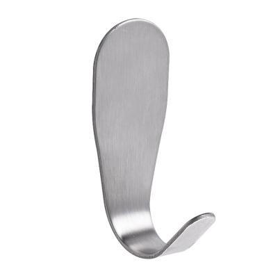 China High Quality Viable Hot Selling Stainless Steel Metal Wall Hanger Self Adhesive Main Coat Cloth Adhesive Hook for sale