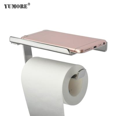 China Modern Residential Home Bathroom Table Top Standing Portable Cool Toilet Paper Tissue Paper Holder Dispenser for sale