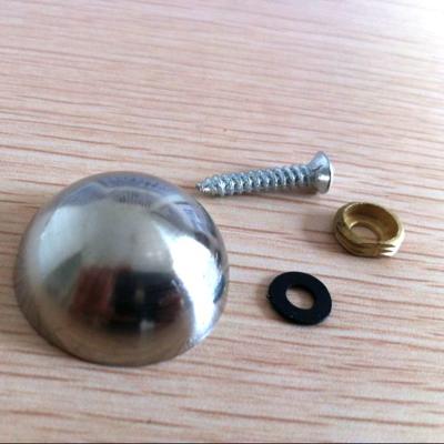 China Flat Hardware Bathroom Mirror Covers Stainless Steel Approach Screw Furniture Screws Zinc Alloy Covers for sale