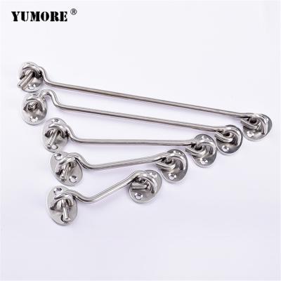 China Modern Furniture Decorative Security Iron Door Window Sliding Heavy Duty Type Stainless Steel Indoor Door Latches for sale