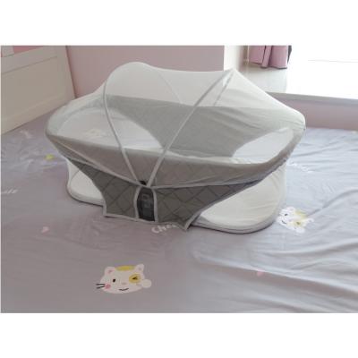 China Modern Folded Pop Up Soft Fabric European Carry Pop Up Crib Easy Moving Baby Hutch for sale