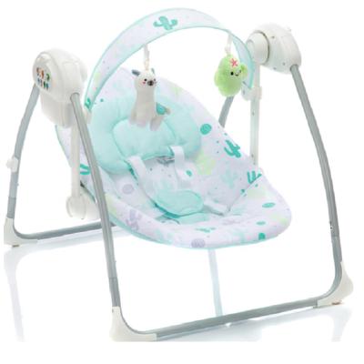 China Modern Hot Selling One Button Folding Structure Electric Single Baby Swing for sale