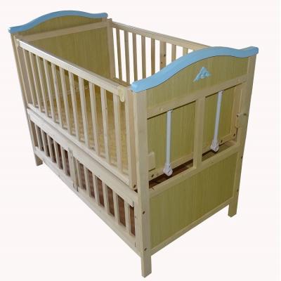 China New Solid Wood Swing Baby Crib Hutch Wooden Automatic Swinging Electric Baby Cradle For Kids for sale