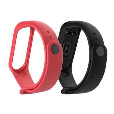 China Fashion apply to original xiaomi band 3/4/5 and non-original wristband strap silicone replace wristband for sale