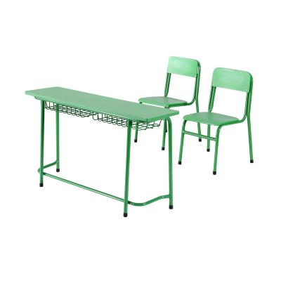 China Metal MDF Kindergarten Kindergarten Kids Classroom Furniture Supplier Modern Cheap Wooden Table And Chair for sale