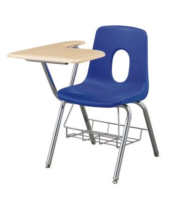 China Traditional Wholesale School Study Meeting Conference Chairs Plastic PP Chair School Furniture Chairs With Notepad for sale