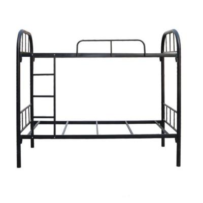 China Simple Design Foldable Cheap Bunk Beds Double Frame Student Dormitory Apartment Metal Beds for sale