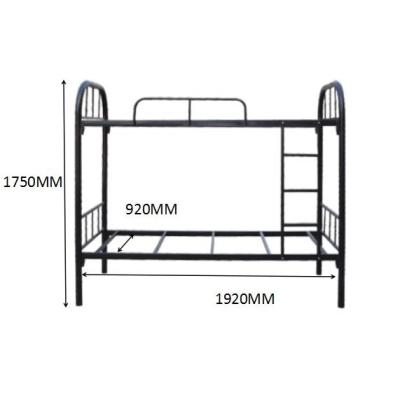 China Foldable High Quality Cheap Double Bunk Bed Students Frame Dormitory Apartment Bunk Dormitory Bed School Furniture Attic Bed >= 10 Pieces for sale