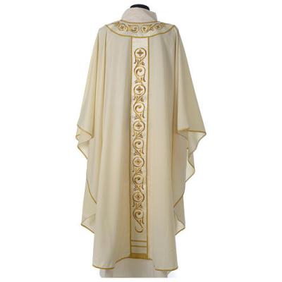 China 2023 Modern Catholic Chasuble in Quality Polyester and Machine Embroidered Stole for sale