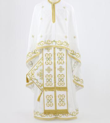 China High Quality Modern Pastor Vest God Embroidered Pastor Chasuble Long Robe for sale