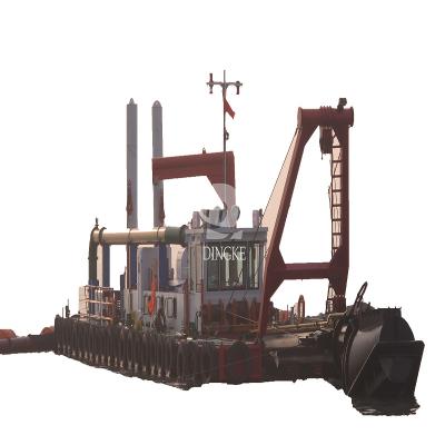 China Sand Dredging 10m Dredging Depth Cutter Suction Dredger For Sand Dredging With Low Price for sale