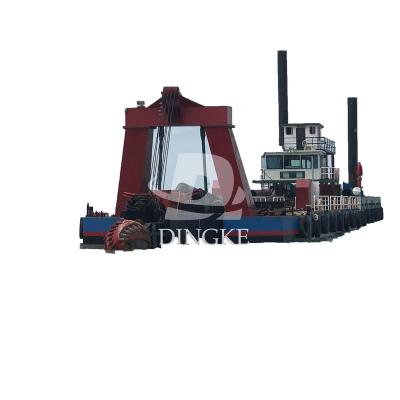 China Sand Dredging DINGKE River Sand River Gold Dredger Shallow Gold Mining Dredge For Sale Weifang Qingzhou for sale