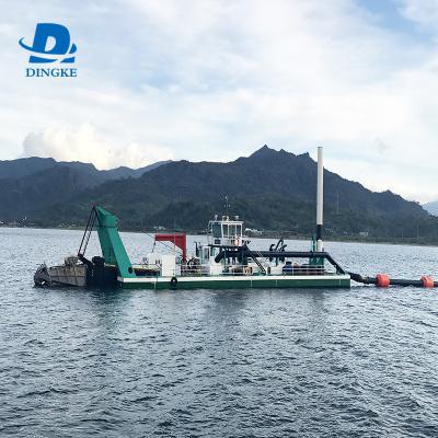 China Sand dredging DINGKE 18 inch hydraulic cutter suction dredger digging dredger/river sand/dredging machine for sale