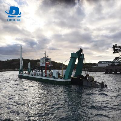 China DINGKE Hotels Factory Price Hydraulic Sea Sand Cutter Suction Dredger For Sale Efficiency / Dinner for sale