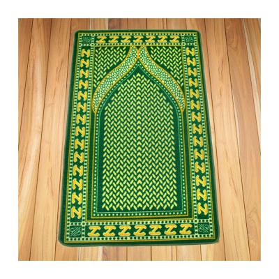 China Portable Stain Resistant Travel Turkey Janamaz Prayer Mat Islamic For Muslim With Bag Mosque Prayer Lines Turkish For Men Turkish Prayer Cover for sale