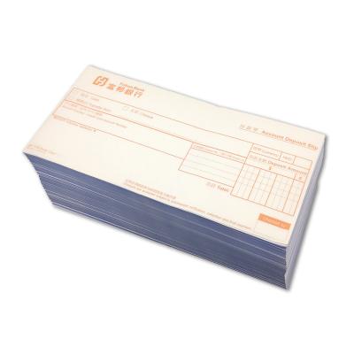 China paper & Cardboard Custom Perfect 2 Part NCR Paper Wad Sets Every Time Account Remittance Slip Binding By Fanapart High Strength Edge Padd for sale