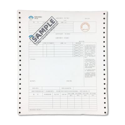 China paper & Single Layer Custom 241X280 Cardboard NO Punch Bills Writing Paper Commercial Business Forms Canadian Printing for sale