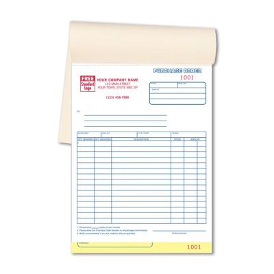 China Receipt Invoice Order Others Customize Printed Duplicate NCR Paper Invoice Purchase Order Acceptance Form Two-Part Pocket Sales Book for sale