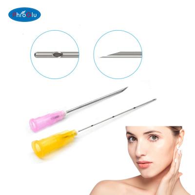 China New Original Bargain Bargain 27gauge 50mm Painless Piercing Cannula 23g Blunt Needle With 100% Safety for sale