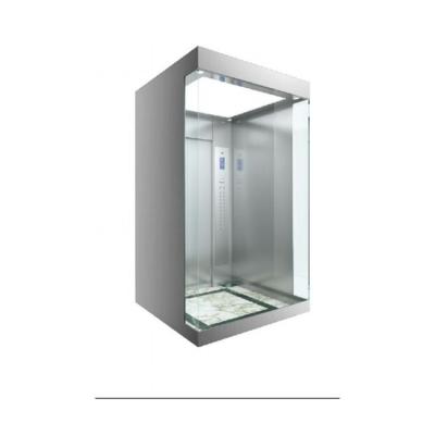 China Semi Panoramic Commercial Lift Elevator Graphic Design 320kg-1600kg Load Capacity en venta