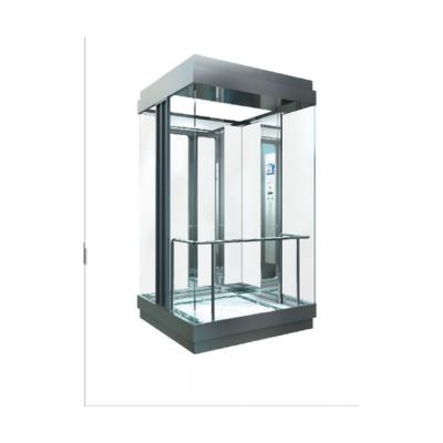 China Hairline Stainless Steel Elevator Full Collection Mirror Etched SS 320kg-1600kg Load Capacity for sale