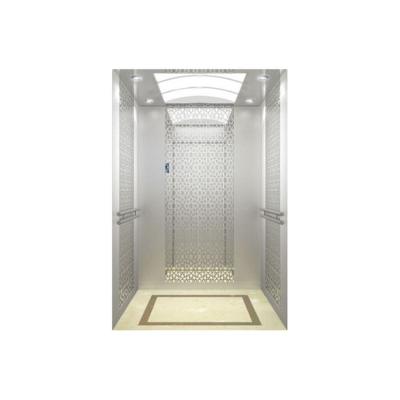 China Manufacturer Supplier Mirror Etched SS Glass Medical Commercial Passenger Elevator for sale