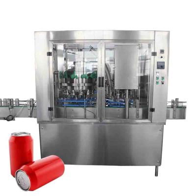 China Small Beverage Type 2000cph Automatic Low Speed ​​Aluminum Can Beer Filling Sealing Machine for sale