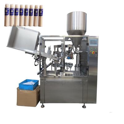 China Good Quality 502 Machine Full Automatic Glue Filling Pump Food Aluminum Piston Tube Filler and Sealer for sale