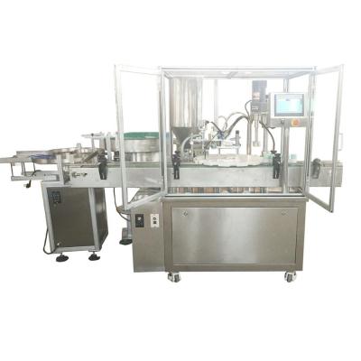 China Beverage Two In One Full Automatic Monoblock Glass Bottle Small Plastic Cream Filling Machine for sale