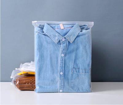 China Apparel Packaging Clear T-shirt Moisture Proof Packing Transparent Swimwear Suits Garment Pe Plastic Bag For Cloth for sale