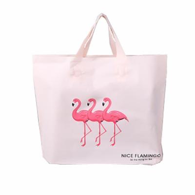 China Large Shopping Plastic Tote Hand Bags No Minimum Sample Available Custom Eco Friendly Eco Friendly Fashion With Logo Printed Tote for sale