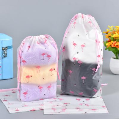 China Moisture Proof Ready To Ship Durable Women Toiletry Premium Heavy Duty Drawstring Package Bags for sale